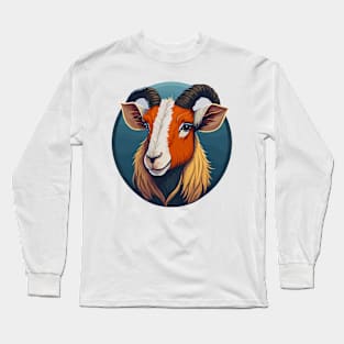 Goat Portrait Long Sleeve T-Shirt